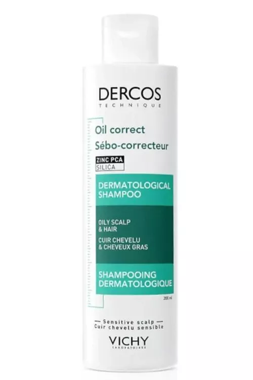 Güýçli ýaglanma garşy Dercos Oil Correct şampuny 200 ml - 22218011