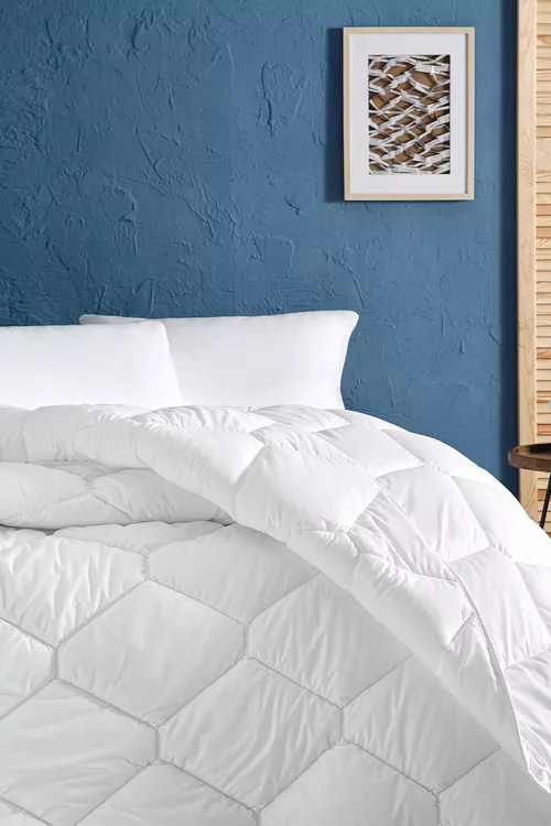 Dacron Extrasoft iki adamlyk ýorgan (250 g/m2, ak) - 17646299