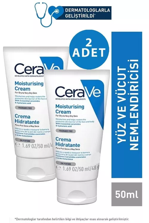 Gury we örän gury deriler üçin çyglandyryjy krem 50 ml 2 sany - 20257552