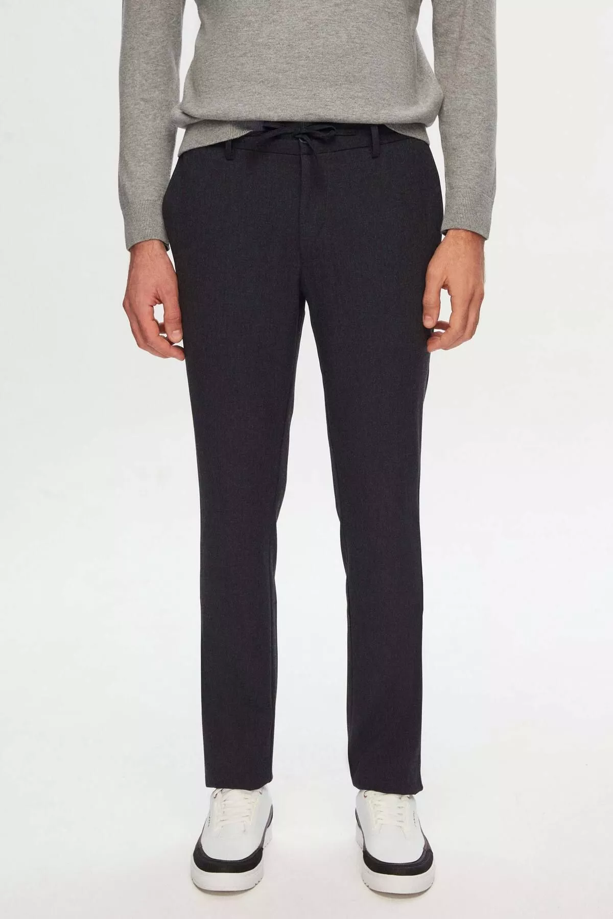 Antrasit reňkli džogger balagy Ds Damat Slim Fit - 21273333 — surat 1/4