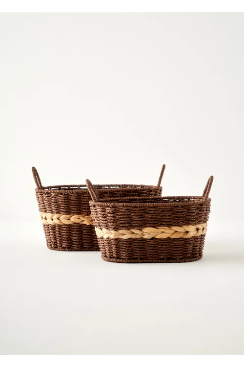 Neroa tutawaçly sebet natural (34x28x23 sm) - 34260258 — surat 4/4