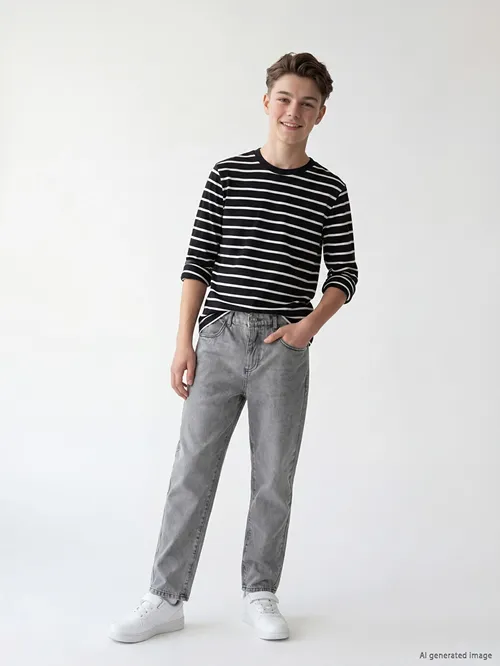 Oglan çagalar üçin Baggy Fit jinsi balagy - 34304101