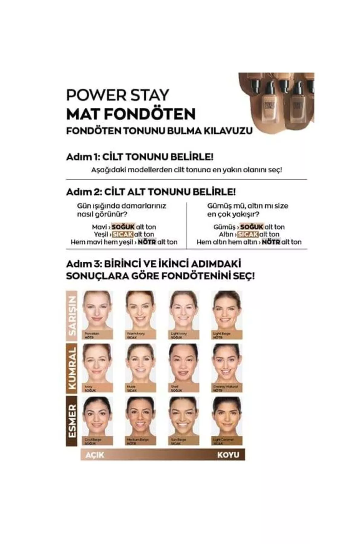 Mat tonal krem Power Stay 30 ml 230N Creamy Natural - 25763755 — surat 5/5