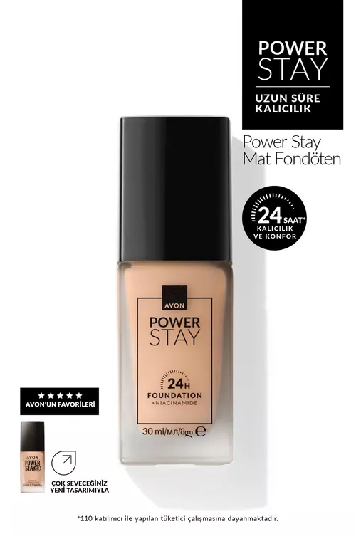 Mat tonal krem Power Stay 228G Nude - 25539505