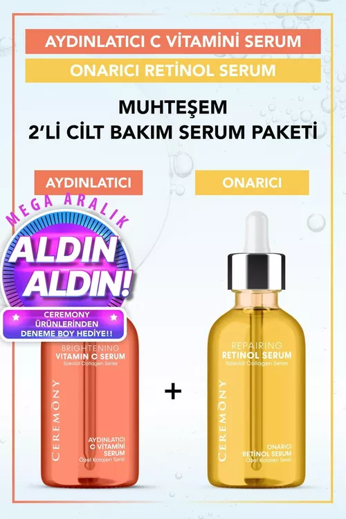 Ýüz üçin retinolli we C witaminli syworotka, 30 ml - 24548970