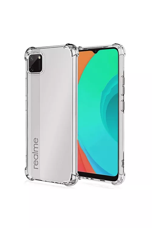 Realme C11 üçin urda dözümli dury silikon çehol - 16843481