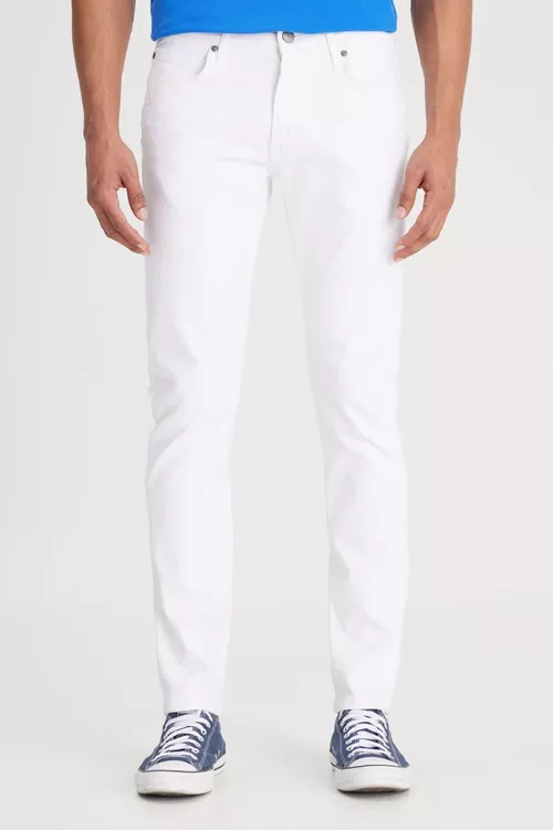 Erkekler üçin ak Luke Slim Fit streýç balagy - 24443964