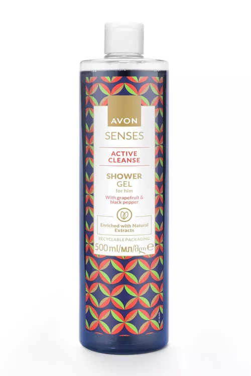Active Cleanse Greyfurt We Karabiber Kokulu Erkek Duş Jeli 500 Ml. - 25702585