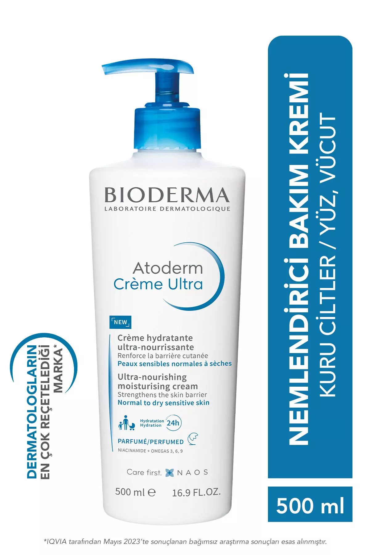 Atoderm toplumy: ýüz we beden kremi 500 ml hem-de Sensibio miselýar suwy 500 ml - 25748837 — surat 2/3