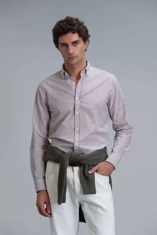 Warm Goňur erkek köýnegi Regular Fit - 24560716