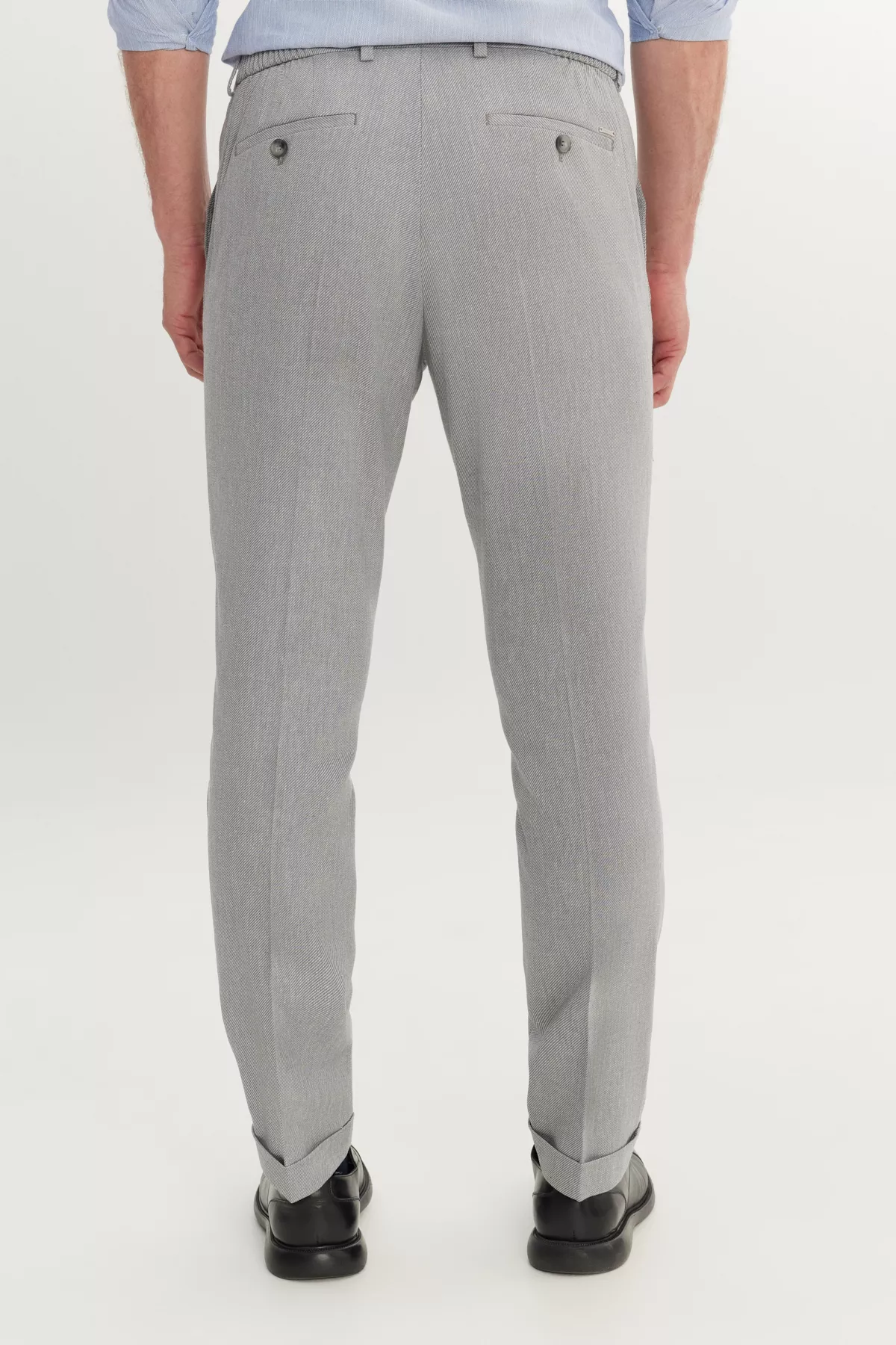 Gidertme nagyşly çal Slim Fit gündelik balak - 27345534 — surat 5/5