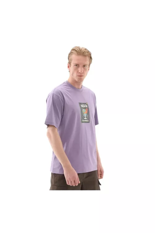 Erkekler üçin futbolka Vans Paperback Writer Ss 000M5W6PH1-R, melewşe - 27465523 — surat 3/4