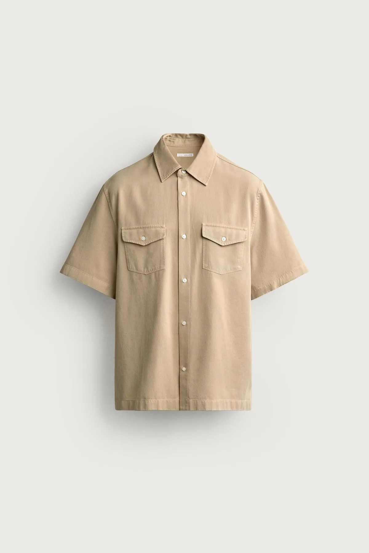 Liýosel we pamuk garyndyly Regular Fit köýnek - 36615719 — surat 7/8