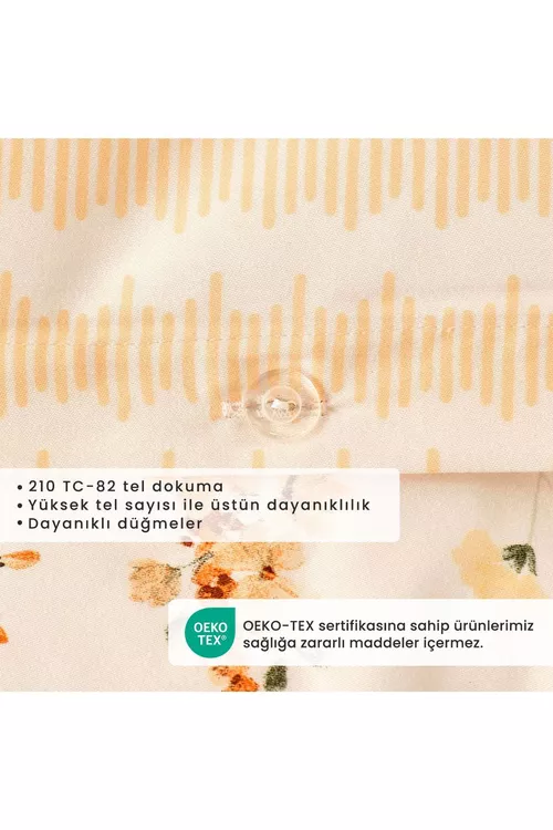 160x220 sm ölçegli %100 pagta satinden edilen Leora ýeke adamlyk düşek daşy toplumy, mermer reňkli - 18664642 — surat 3/6
