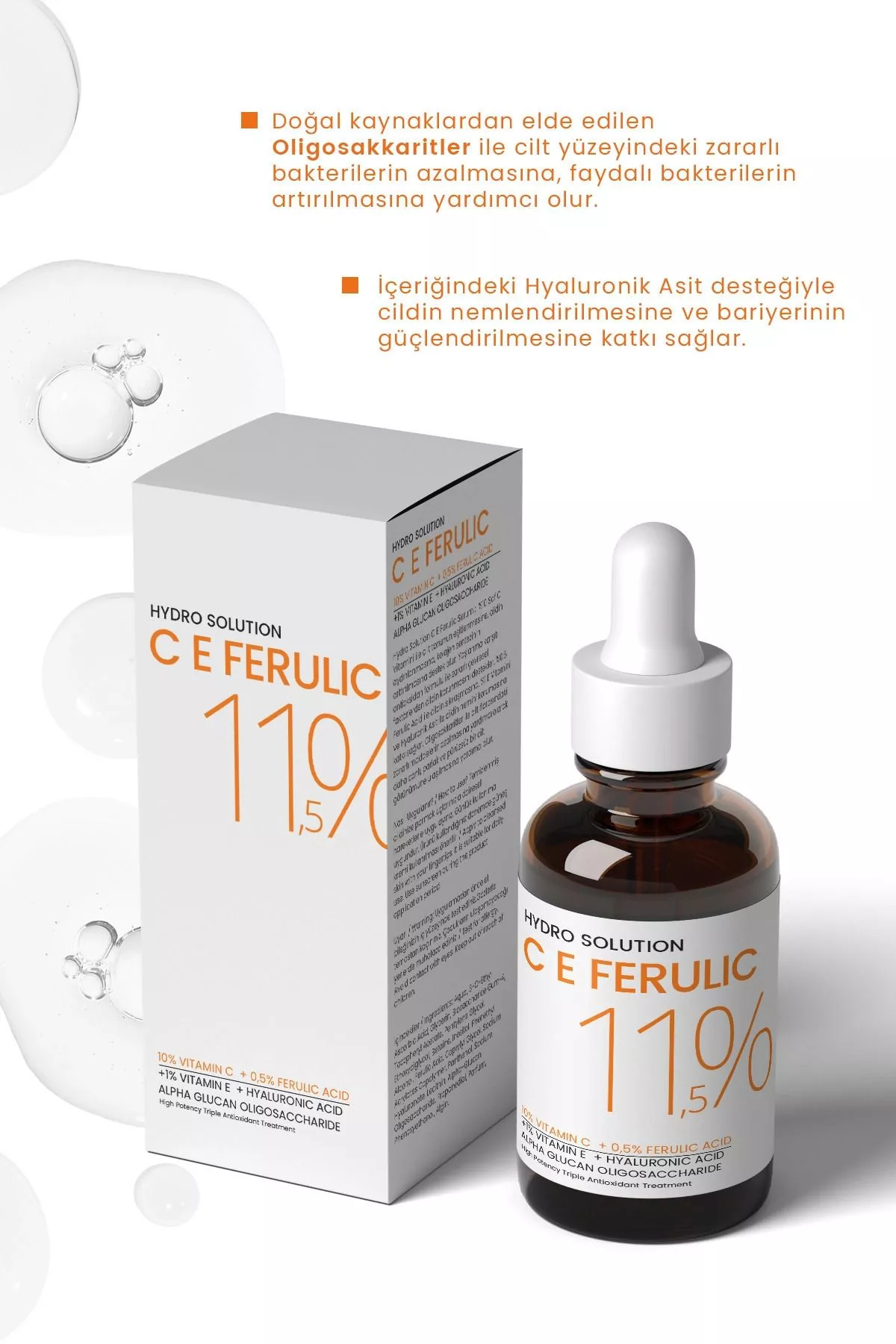 10% C witaminli we ferul turşulygy bolan Hydro Solution agardyjy syworotka, 30 ml - 21782842 - 37246403 | Ref: 187785 — surat 4/7