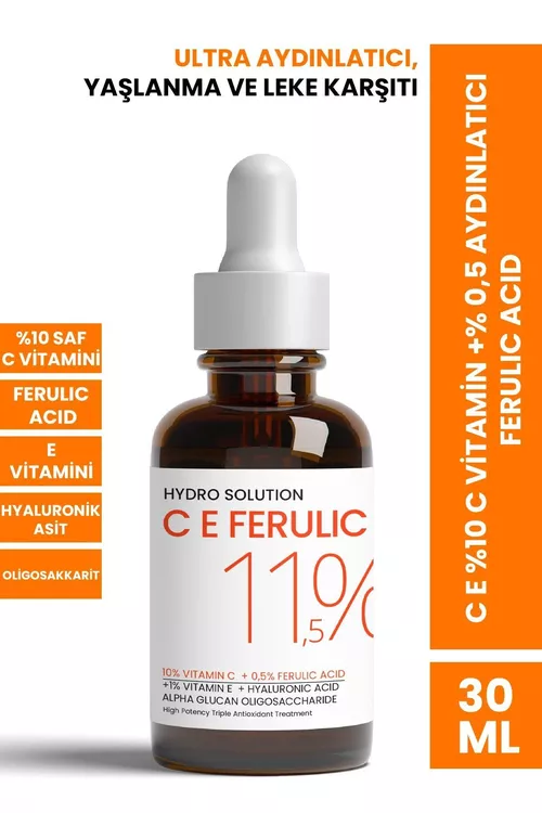 10% C witaminli we ferul turşulygy bolan Hydro Solution agardyjy syworotka, 30 ml - 21782842 - 37246403 | Ref: 187785
