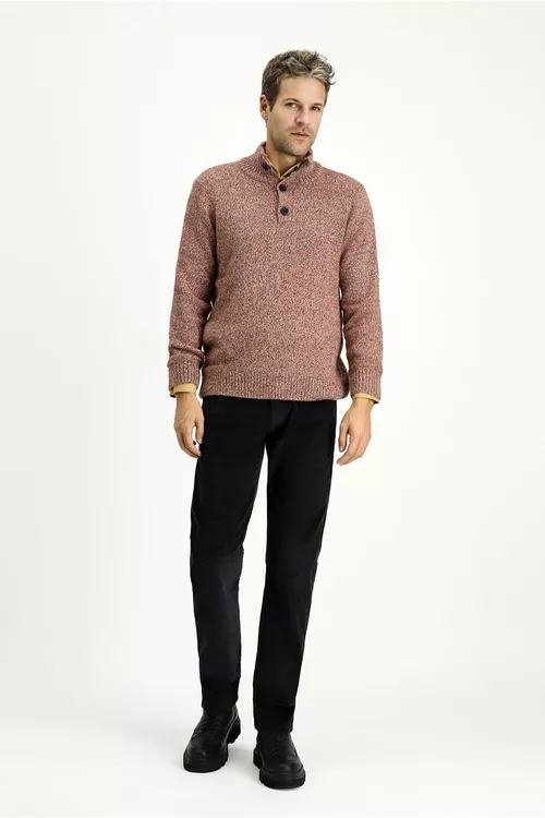 Alpaka ýüňünden örülen nagyşly switer Regular Fit - 26404874
