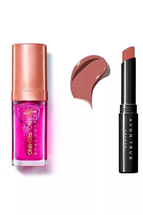 True Nourishing dodak ýagy 7 ml Blossom we Avon Ultra Beauty dodak boýagy Stylo Totally Twing 2-li toplumy - 22907391