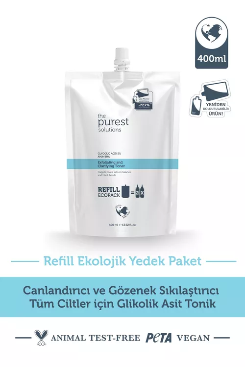 Gözenekleri daraldyjy glikol kislotaly tonik (çalyşylýan blok), 400 ml - 25539326