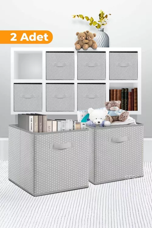 Goş-golam saklamak üçin eplenýän nokatly guty 30x30x30 sm 2 sany. - 26816567