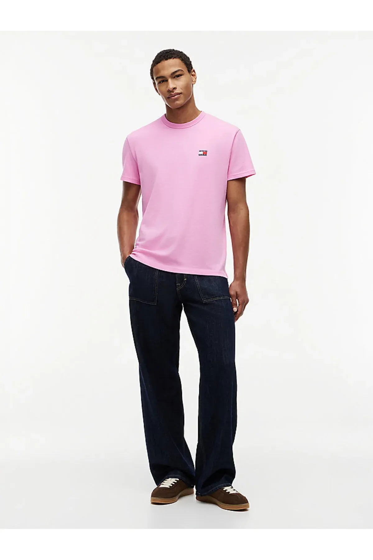 TJM erkekler üçin regular badge T-shirt - 36834009 — surat 2/6