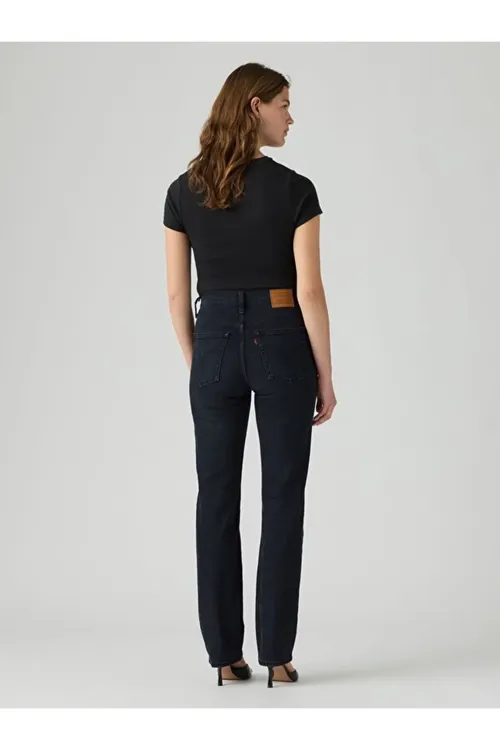 Aýallar üçin ýokary billi dar jinsi balak Ribcage Slim - Slight Night - 36776169 — surat 3/5