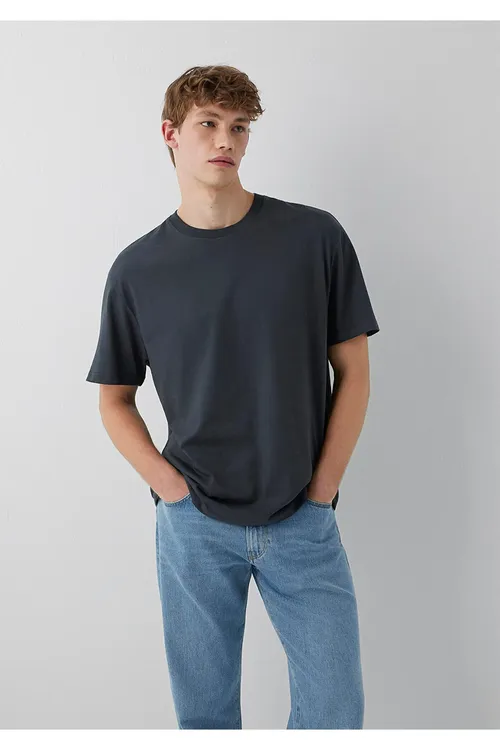 Antarasit ýönekeý köýnekçe Loose Fit / Giň amatly biçüw 066249-91268 - 36742027