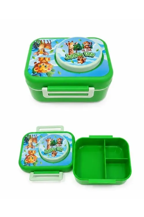 5 bölümli 2 gatlakly nahar gapy, çemçesi we wilkasy bilen - 36739081