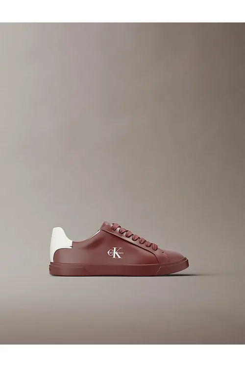 Zenanlar üçin pes dabanly deri krossovka Low Prof Cupsole Deri Sneaker - 36721664