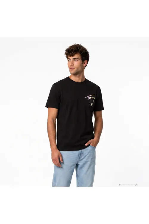 City Sign Erkek Gara T-Shirt - 36809650