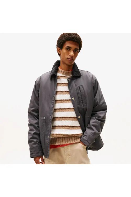 Tommy Jeans Twill Chore erkekler üçin çal twil kurtka - 36756496
