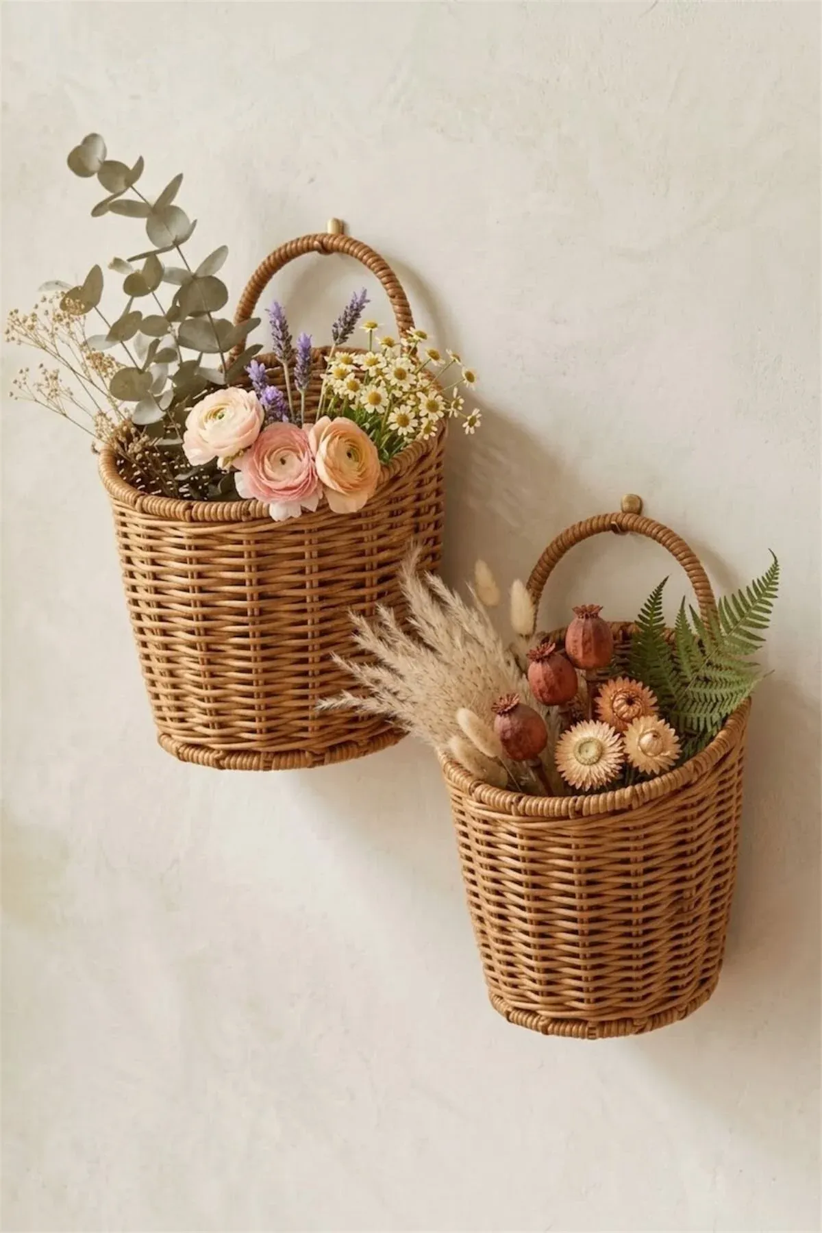 9249 2 ölçegli rattan sebet çöp güllük - Tertipleýji guramaçylyk sebedi - 36757221 — surat 1/2