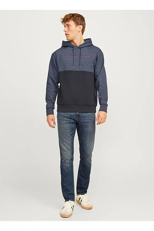 Erkekler üçin goýy gök göni biçüwli jinsi balak 12258105 JJICLARK JJORIGINAL AM NOS - 36776506