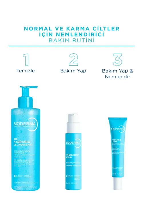 Garyşyk we ähli deriler üçin gialuron kislotaly suw esasly Hydrabio Light çyglandyryjy krem 40 ml - 36719111 — surat 8/10