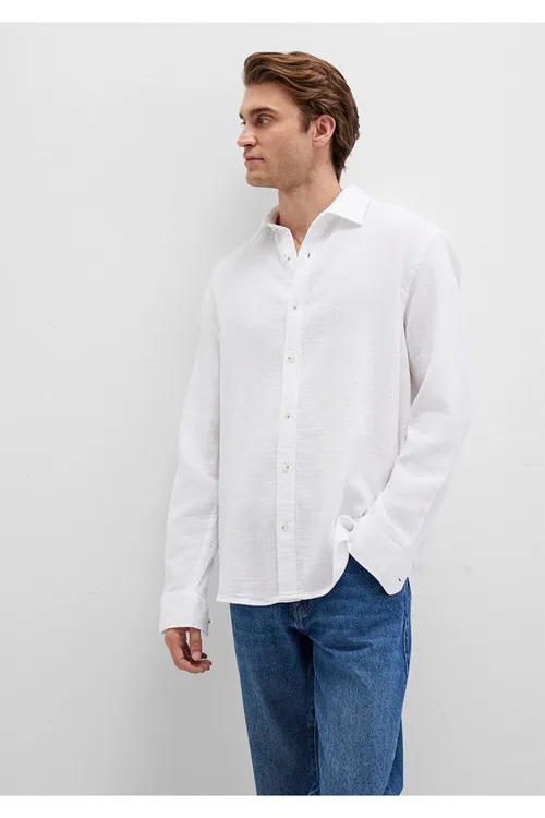 Regular Fit ak köýnek - 27239388 — surat 3/8