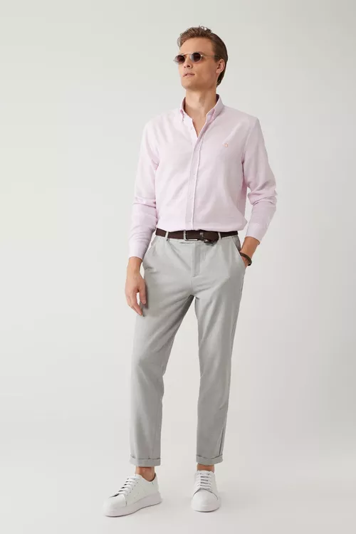 Açyk çal çeýe Slim Fit çinos balagy, gapdal jübüli - 22586085
