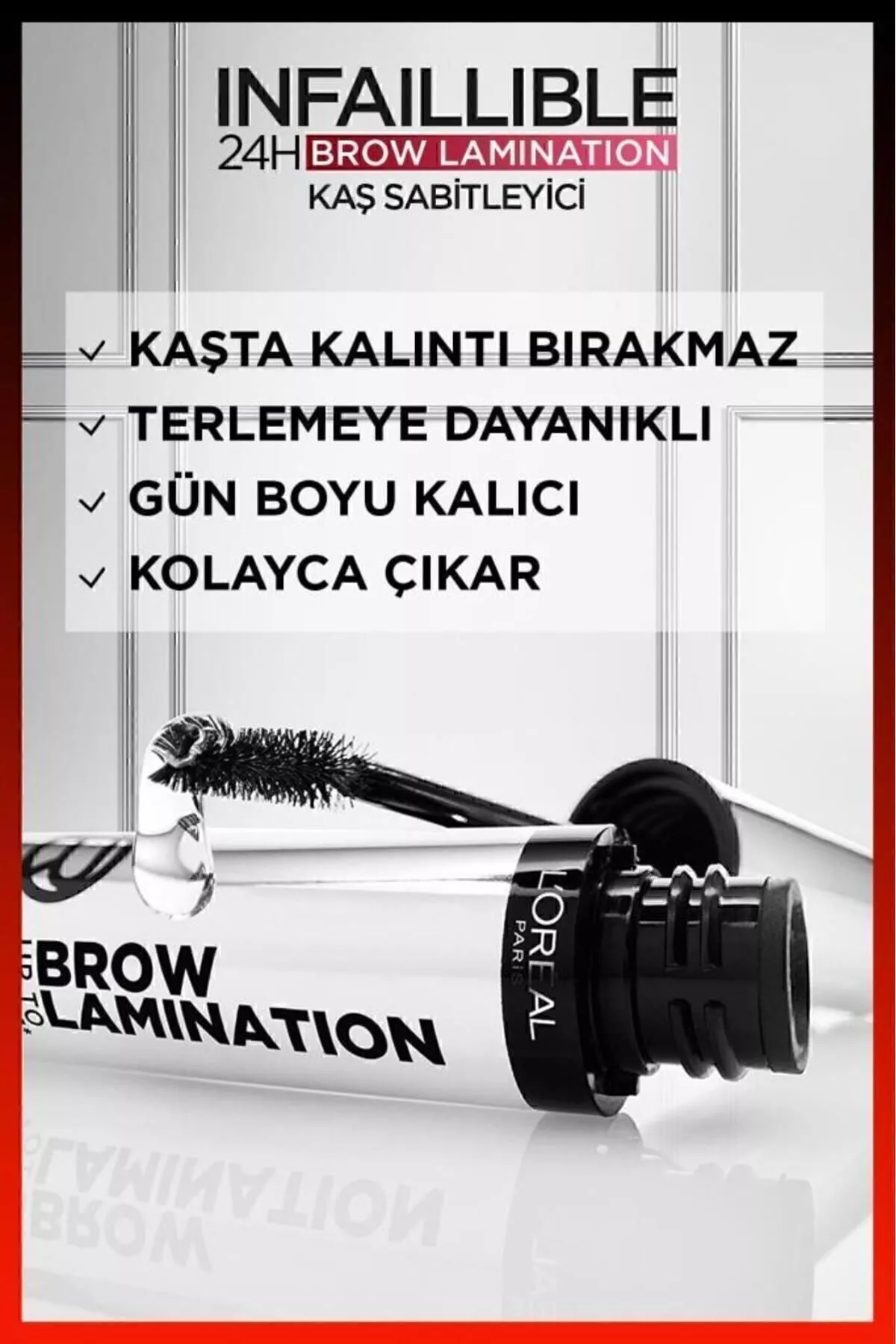 Infaillible 24H Brow Lamination dury gaş berkidiji geli - 23751101 — surat 4/8