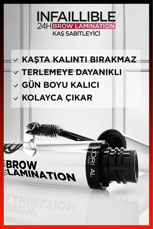 Infaillible 24H Brow Lamination dury gaş berkidiji geli - 23751101 — surat 4/8