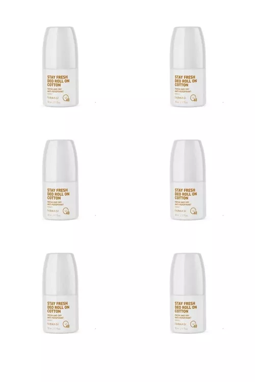 Stay Fresh Cotton aýallar roll-on dezodorantlar toplumy, 6 sany - 21906476