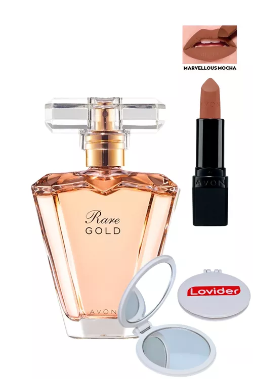 Rare Gold zenan atyry EDP 50ml + Marvellous Mocha mat dodak boýagy + Lovider jübi aýnasy - 21829453