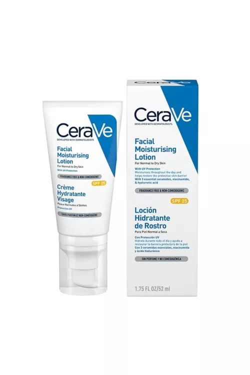 Normal we gury deriler üçin ýüzüň çyglandyryjy losýony Spf25, 52 ml - 21906719