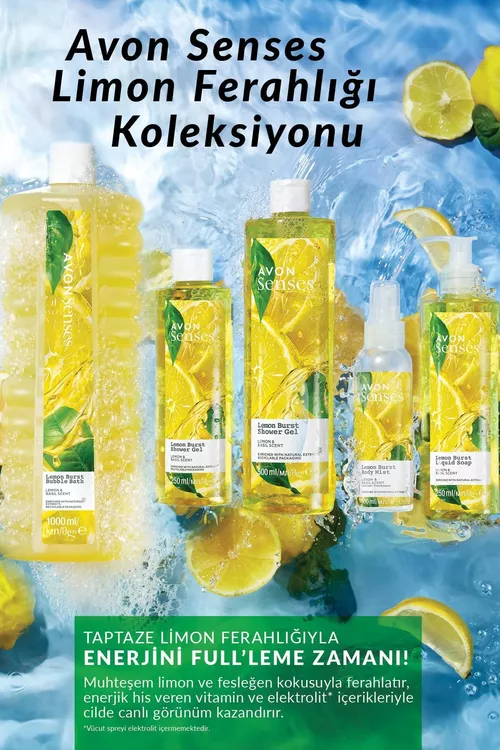 Avon Senses Limon we Bazilik duş jelesi 250 ml - 21793609 — surat 3/3