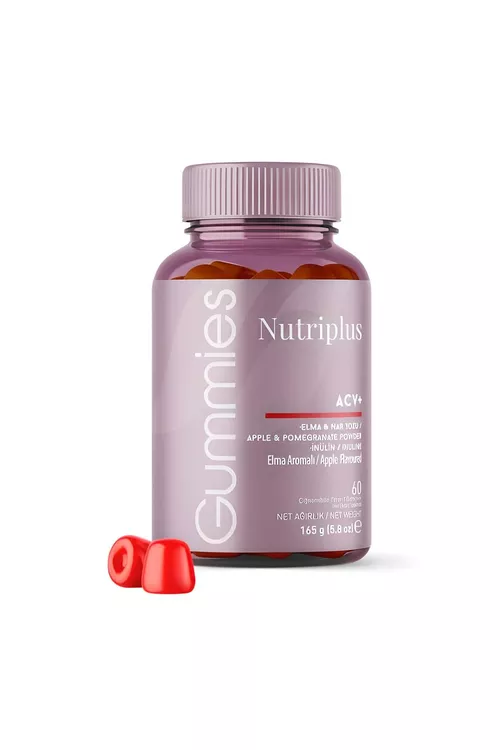 Nutriplus ACV+ alma sirkesi bilen süýjüdilen Gummu - 27034379
