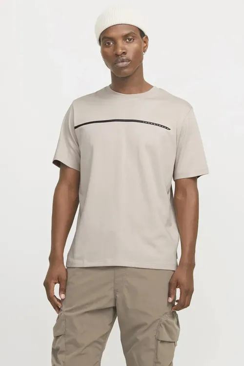 Jack&Jones Core Jcofusıon Full Brandıng Tee Ss Crew Noos erkek futbolkasy 12273120 - 34736889