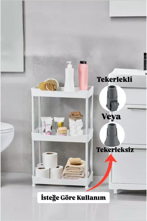 Clasy rakowina aşagy üçin ak 3 gatly tekerli organaýzer - 27583798