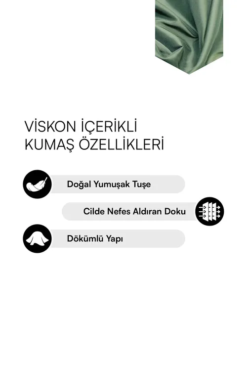 Goýy goňur dokama baglama detally plýaj mini ýokary belli bluzka-şort toplumy TBESS21AU0298 - 34238070 — surat 7/7