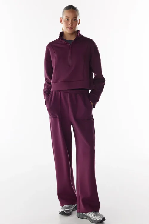 Bordo reňkli, jübili, ýüpek ýaly ýumşak Silky Touch jalbary - 36616331 — surat 2/4