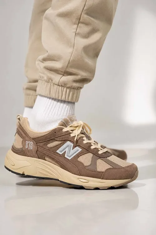 878 uniseks sneaker gündelik sport aýakgaby goňur retro ýörüş we gündelik ulanyş amatly daban - 36833921