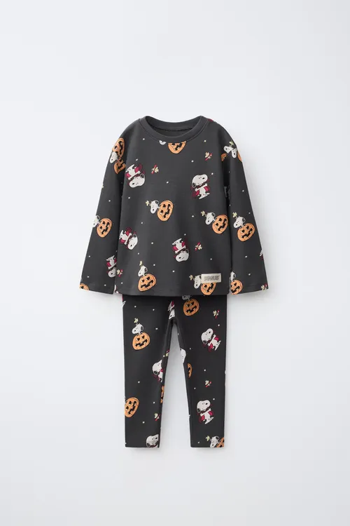 1,5-6 ýaş / Kädili we SNOOPY PEANUTS™ nagyşly pijama - 36790088