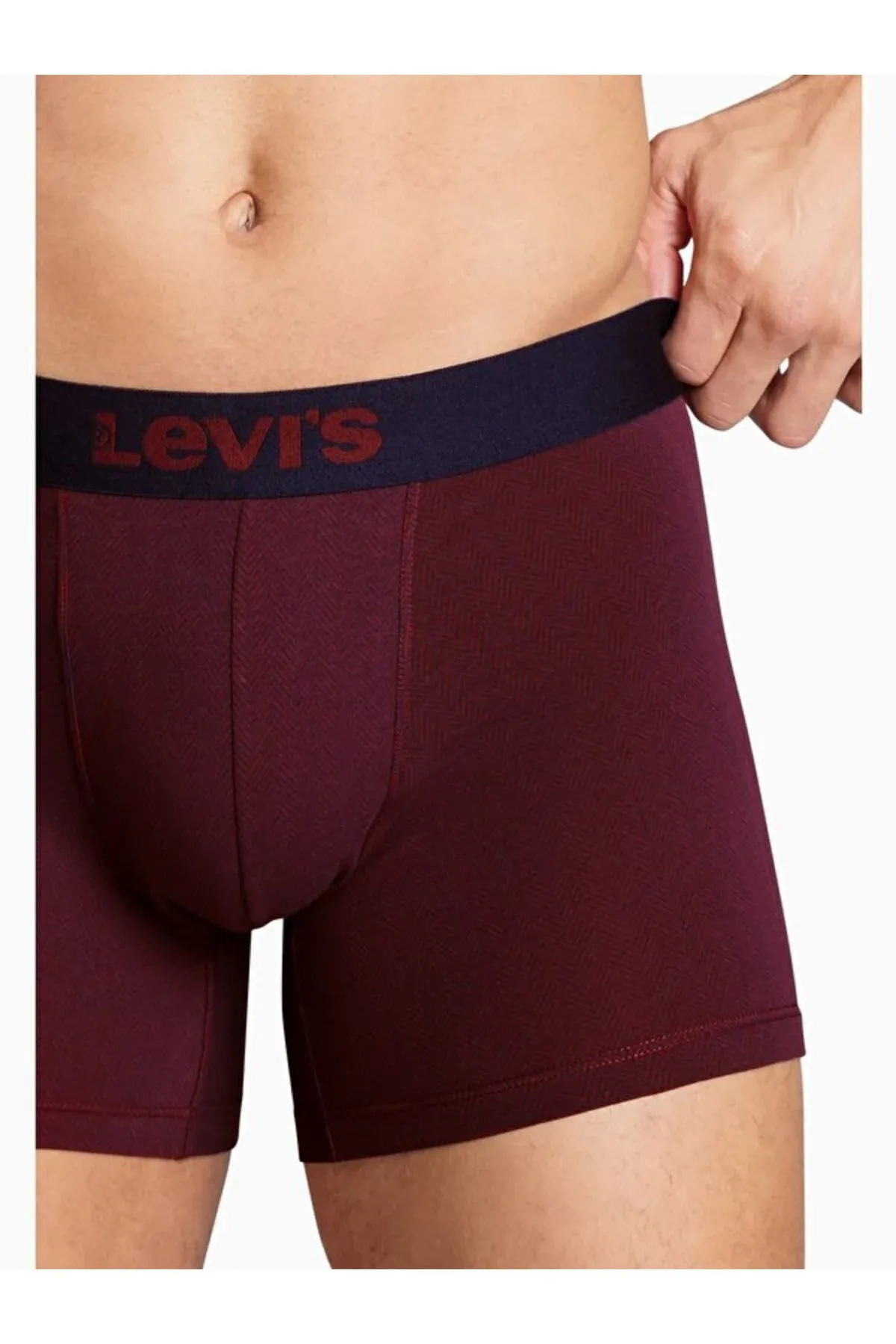 Levi’s® Herringbone Boxer Briefs erkek trikosy — 2 sanylyk toplum - 36862896 — surat 6/7